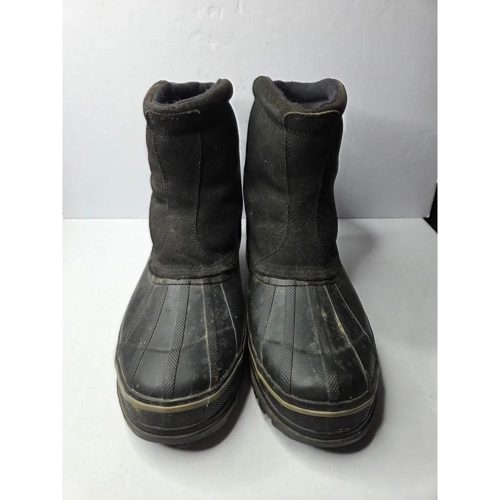 Skechers North Men Black Thinsulate Insulated Winter Snow Duck Boots Size 11